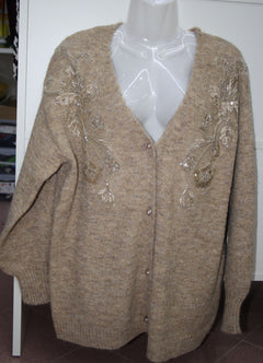 LA BOUTIQUE MAXI CARDIGAN PAILLETTES