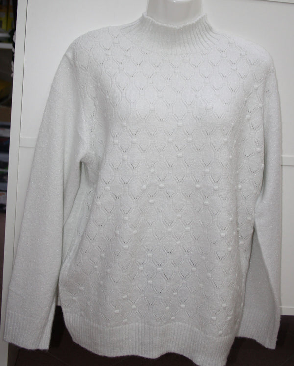 LA BOUTIQUE MAGLIA LUPETTO FIOCCHI DI NEVE
