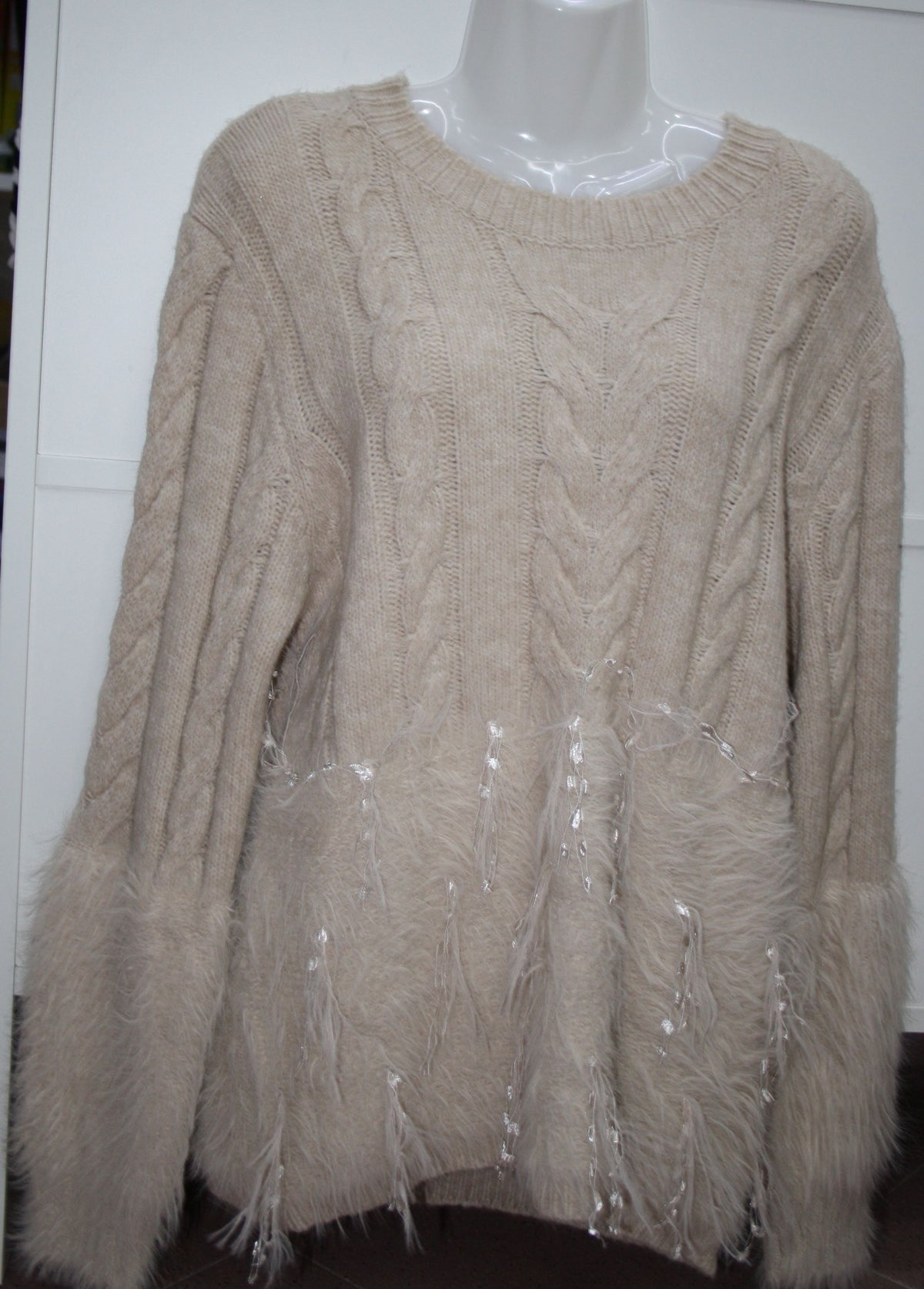 LA BOUTIQUE MAXI MAGLIA TRECCIA