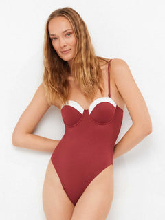 GISELA COSTUME INTERO BICOLORE COPPA C
