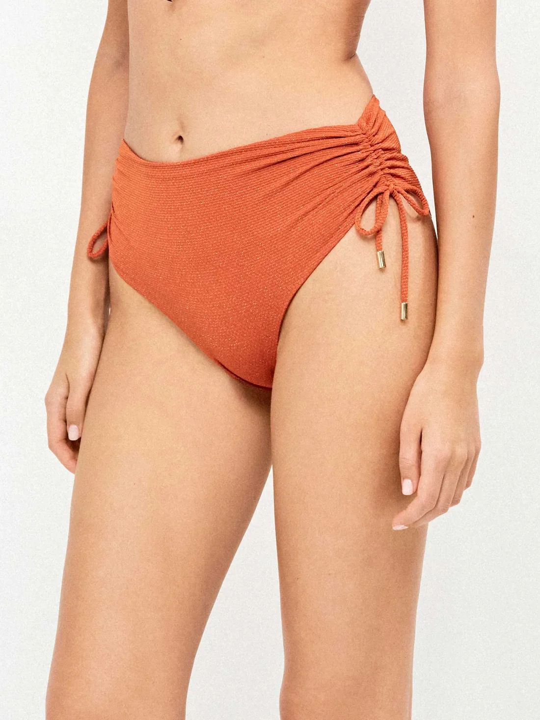 GISELA BIKINI IN PIQUE' LUREX CON SLIP ALTO 30431T