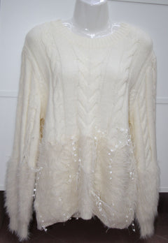 LA BOUTIQUE MAXI MAGLIA TRECCIA