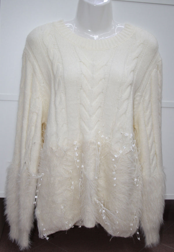 LA BOUTIQUE MAXI MAGLIA TRECCIA