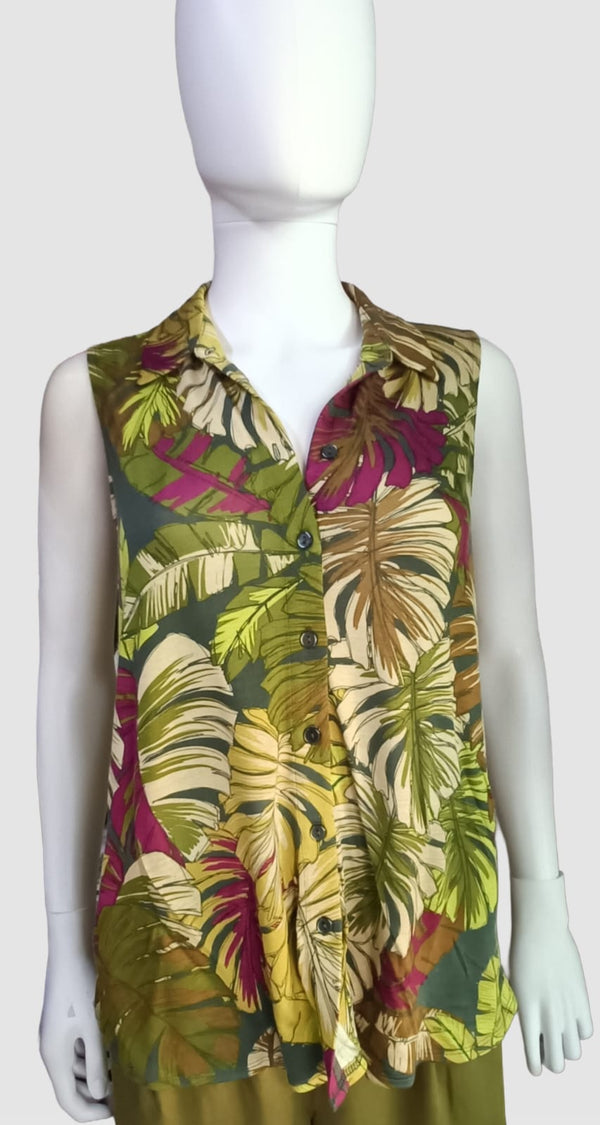 SURKANA CAMICIA SMANICATA IN LYOCELL