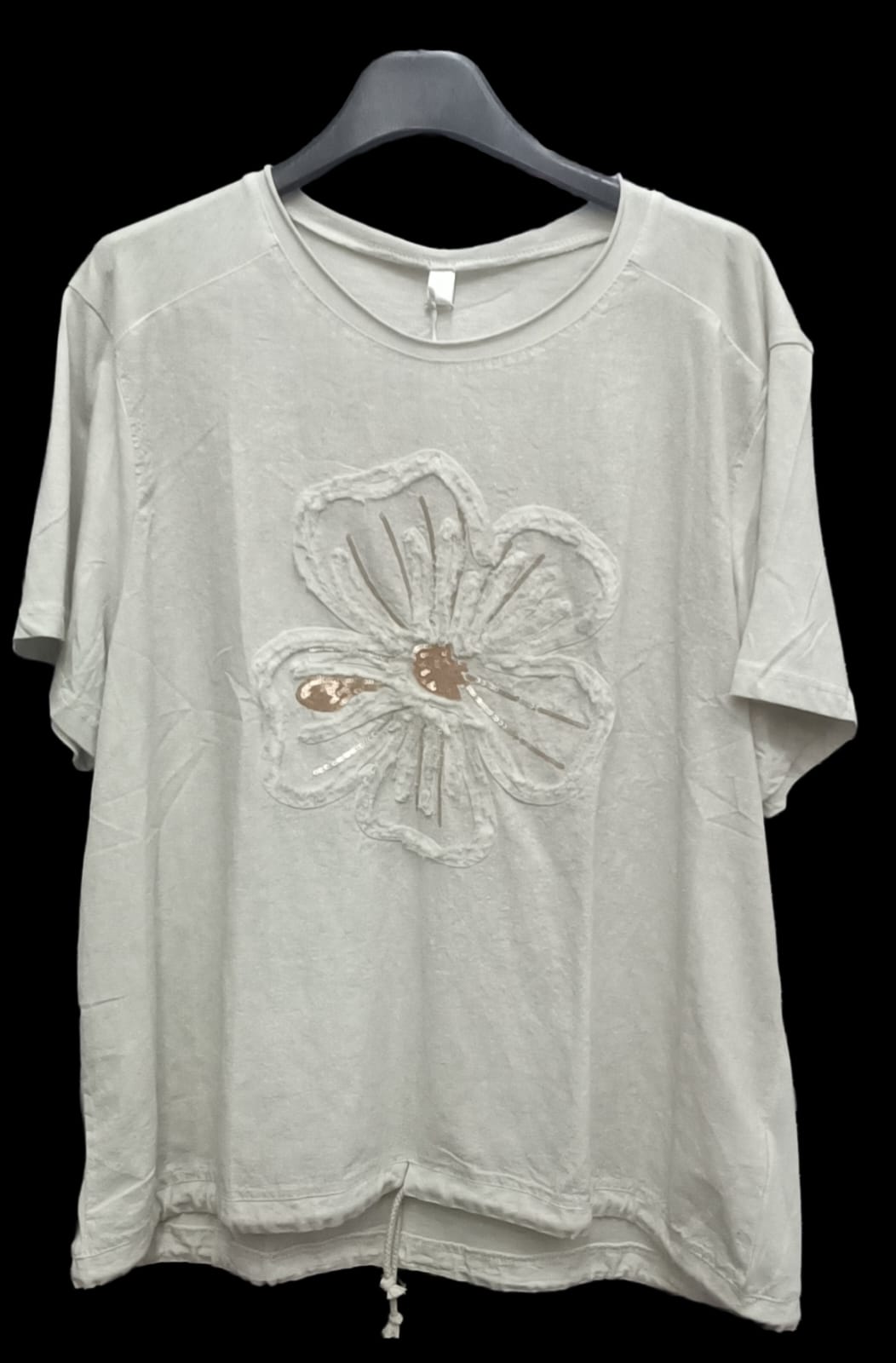 LA BOUTIQUE MAGLIA FIORE CON STRASS