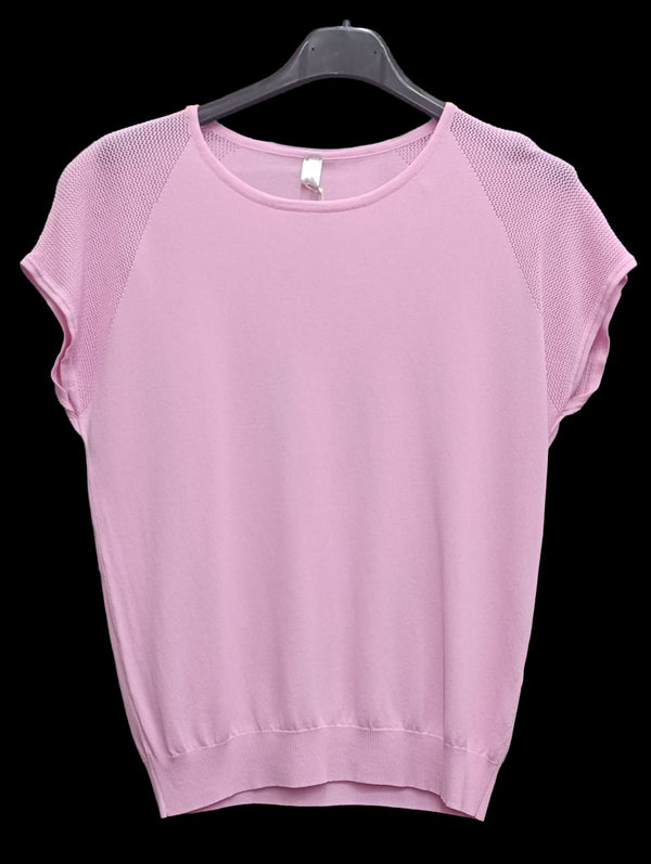 LA BOUTIQUE MAGLIA TRAFORATA SPALLA