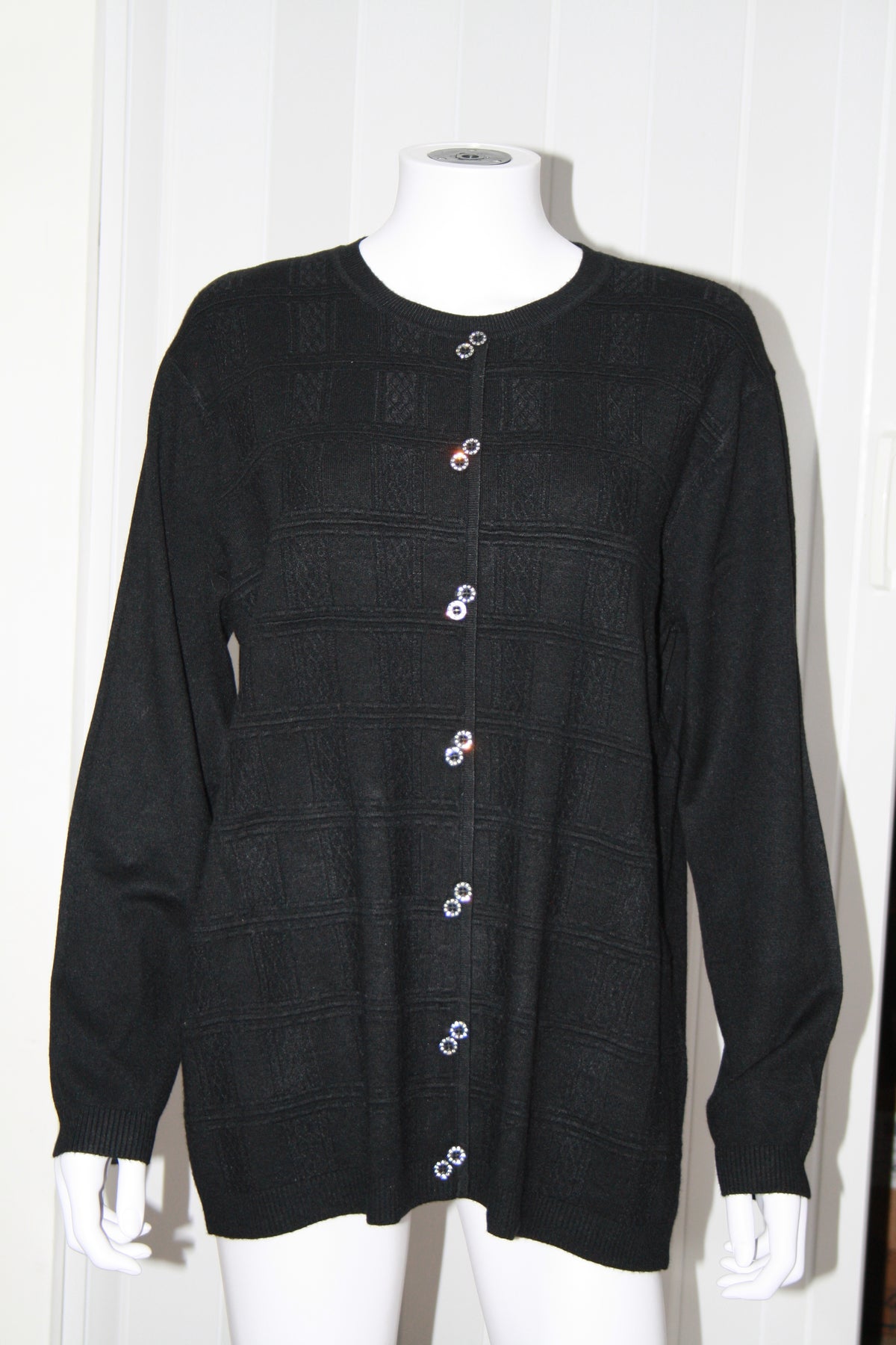 LA BOUTIQUE MAGLIA LUNGA CON FINTI BOTTONI