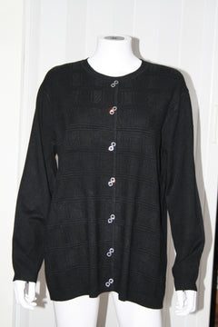 LA BOUTIQUE MAGLIA LUNGA CON FINTI BOTTONI