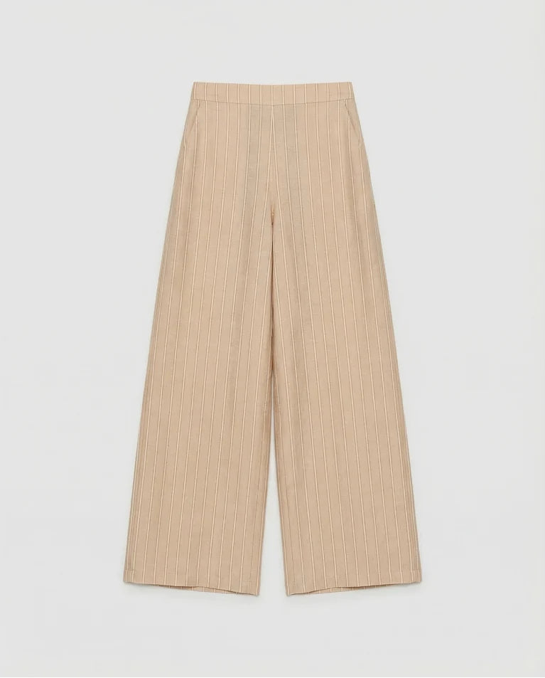 SURKANA PANTALONI GAMBA LARGA IN VISCOSA