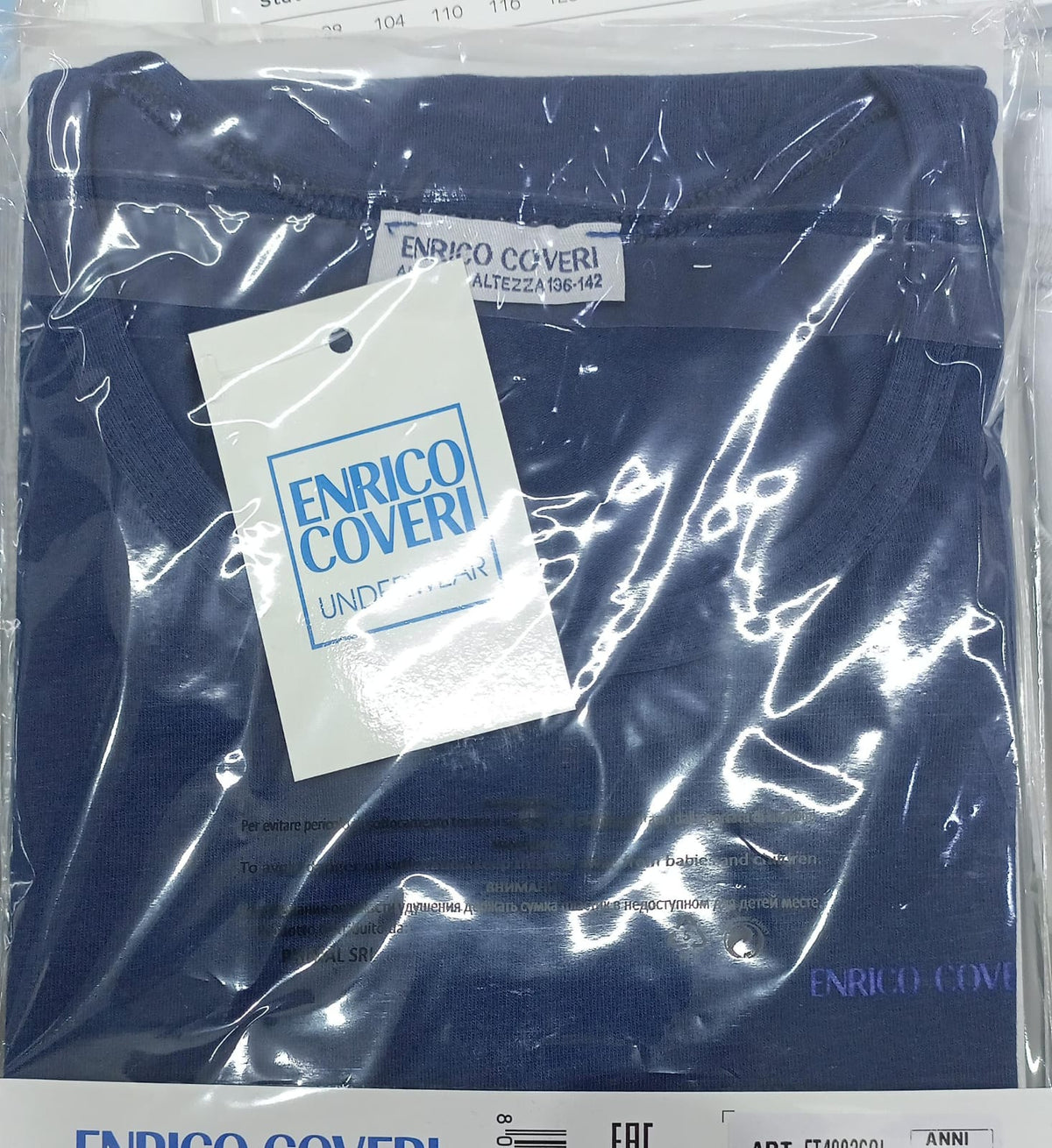 ELLEPI CANOTTIERA SPALLA LARGA IN COTONE