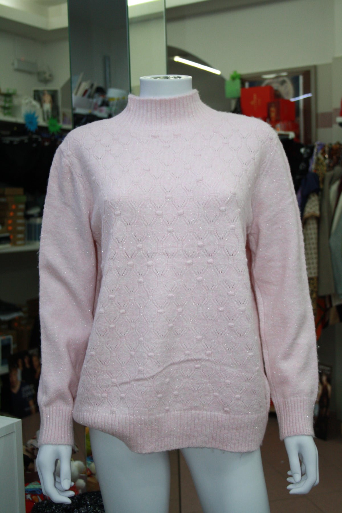 LA BOUTIQUE MAGLIA LUPETTO FIOCCHI DI NEVE